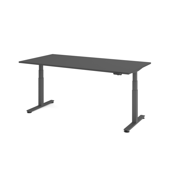 4032062323670 - Sitz-Steh-Schreibtisch VXDSM elektrisch höhenverstellbar 127cm (H) Graphit   graphit 4032062323670 Hammerbacher