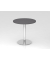 Besprechungstisch STF, 74,5cm (H), 80x80cm (BxT), rund, graphit / chrom