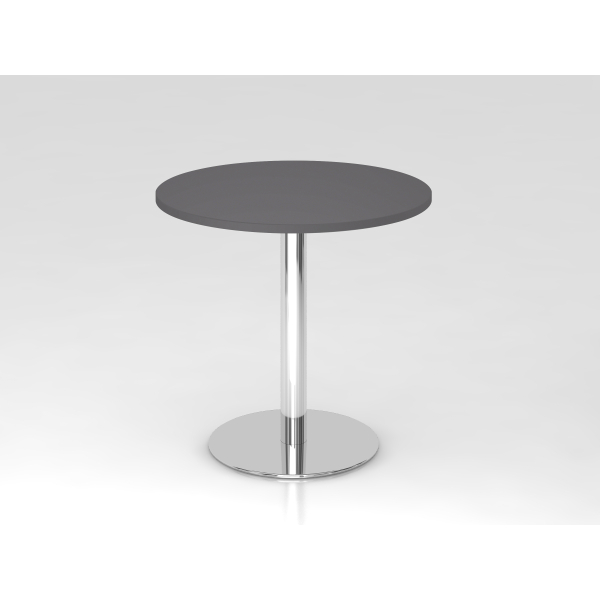 4032062323823 - Besprechungstisch VSTF 745cm (H) 80x80cm (BxT) Graphit   chrom 4032062323823 Hammerbacher