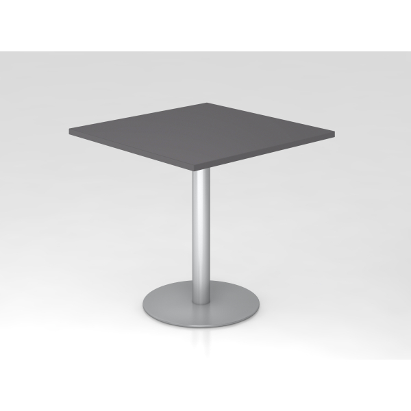 4032062323830 - Besprechungstisch VSTF 745cm (H) 80x80cm (BxT) Graphit   silber 4032062323830 Hammerbacher