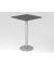 Stehtisch VSTH 111,6cm (H), 80x80cm (BxT), quadratisch, graphit / silber