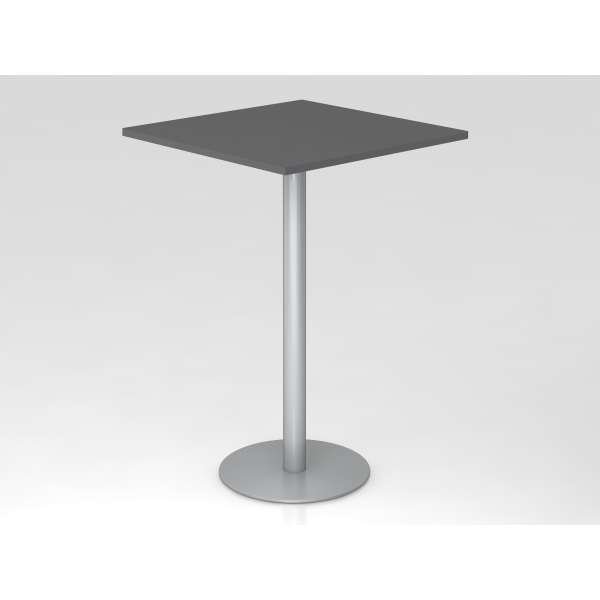 4032062323861 - Stehtisch VSTH 1116cm (H) 80x80cm (BxT) Graphit   silber 4032062323861 Hammerbacher