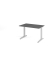 Schreibtisch VXB, manuell h&ouml;henverstellbar, 85cm (H), 120x80cm (BxT), graphit / silber