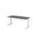 Schreibtisch VXB, manuell h&ouml;henverstellbar, 85cm (H), 180x80cm (BxT), graphit / silber