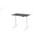 Sitz-Steh-Schreibtisch VXMKA, elektrisch h&ouml;henverstellbar, 120cm (H), 120x80cm (BxT), graphit / wei&szlig;