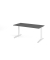 Schreibtisch VXB, manuell h&ouml;henverstellbar, 85cm (H), 160x80cm (BxT), graphit / wei&szlig;