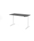 Sitz-Steh-Schreibtisch VXBHM, elektrisch h&ouml;henverstellbar, 129cm (H), 160x80cm (BxT), graphit / wei&szlig;