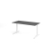 Schreibtisch VXB, manuell h&ouml;henverstellbar, 85cm (H), 160x80cm (BxT), graphit / wei&szlig;