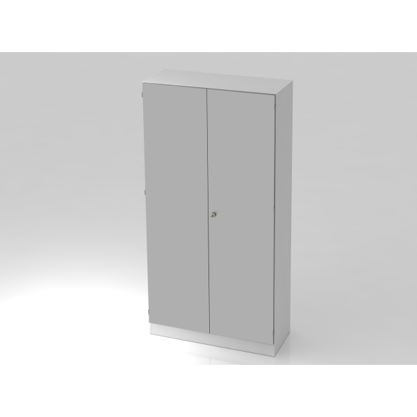 4032062325568 - Aktenschrank 6910 V6910 W S SG weiß silber 4 Fachböden 1000 x 420 x 2004 cm