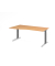 Schreibtisch VXB, manuell h&ouml;henverstellbar, 85cm (H), 180x100cm (BxT), buche / graphit