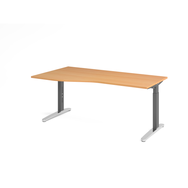 4032062325797 - Schreibtisch VXB manuell höhenverstellbar 85cm (H) buche   graphit 4032062325797 Hammerbacher