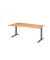 Schreibtisch VXB, manuell h&ouml;henverstellbar, 85cm (H), 180x100cm (BxT), buche / graphit