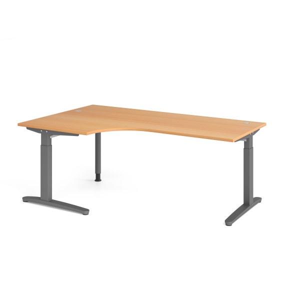 4032062326268 - Schreibtisch VXB manuell höhenverstellbar 85cm (H) buche   graphit 4032062326268 Hammerbacher