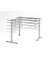 Schreibtischgestell VXDSM, elektrisch h&ouml;henverstellbar, 127cm (H), T-Fu&szlig;-Gestell, silber