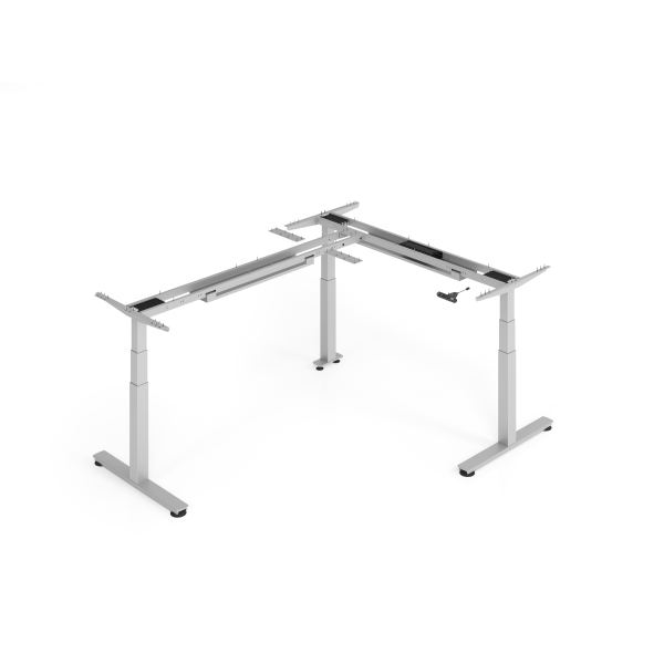 4032062326589 - Schreibtischgestell VXDSM elektrisch höhenverstellbar 127cm (H) silber 4032062326589 Hammerbacher