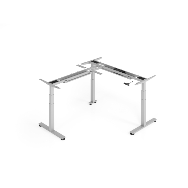 4032062326596 - Schreibtischgestell VXDSM elektrisch höhenverstellbar 127cm (H) silber 4032062326596 Hammerbacher