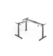 Schreibtischgestell VXDSM, elektrisch h&ouml;henverstellbar, 127cm (H), T-Fu&szlig;-Gestell, graphit