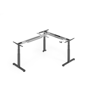 Schreibtischgestell VXDSM, elektrisch h&ouml;henverstellbar, 127cm (H), T-Fu&szlig;-Gestell, graphit