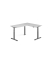 Sitz-Steh-Schreibtisch VXDSM, elektrisch h&ouml;henverstellbar, 127cm (H), 200x160cm (BxT), grau / graphit