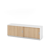 Sideboard 1,5OH, Wei&szlig;Eiche