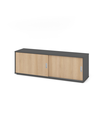 Sideboard 1,5OH, GraphitEiche
