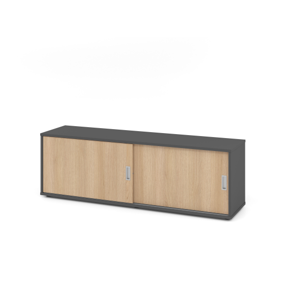 4032062328835 - Sideboard 15OH GraphitEiche 4032062328835 Hammerbacher