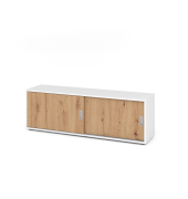 Sideboard 1,5OH, Wei&szlig;Asteiche