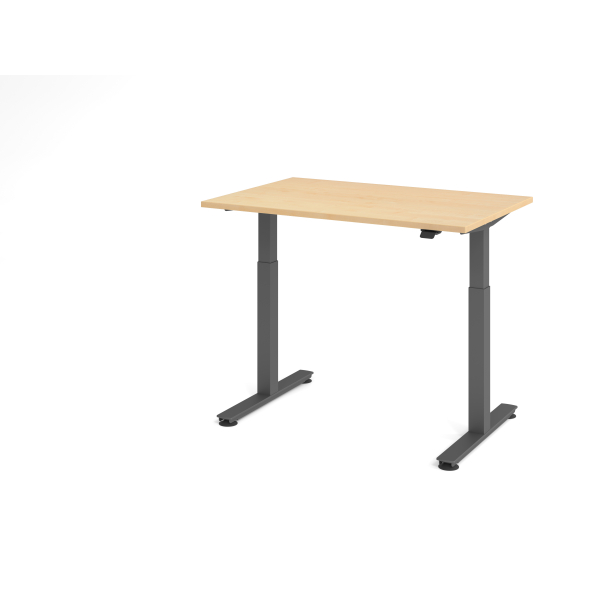 4032062334256 - Sitz-Steh-Schreibtisch VXMST elektrisch höhenverstellbar 120cm (H) ahorn   graphit 4032062334256 Hammerbacher