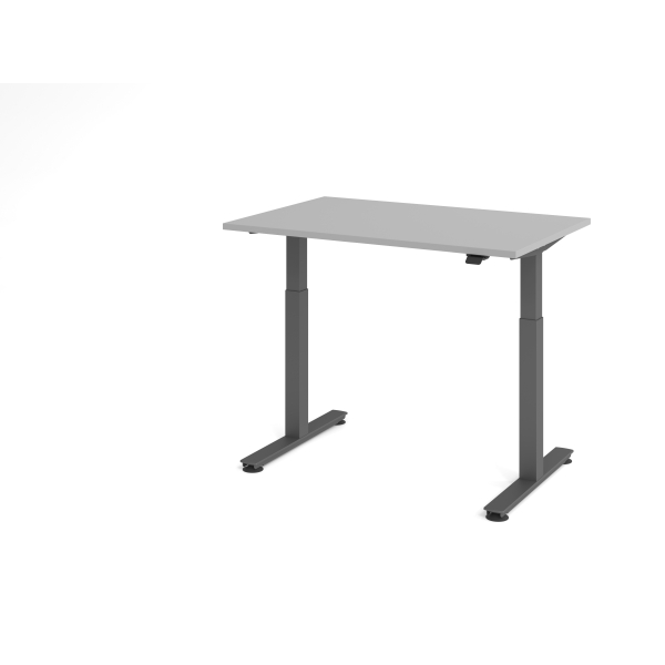 4032062334263 - Sitz-Steh-Schreibtisch VXMST elektrisch höhenverstellbar 120cm (H) 120x80cm (BxT) Grau   graphit 4032062334263 Hammerbacher