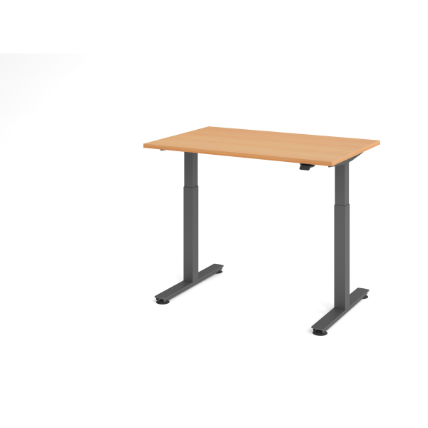 4032062334270 - Sitz-Steh-Schreibtisch VXMST elektrisch höhenverstellbar 120cm (H) buche   graphit 4032062334270 Hammerbacher