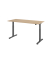 Sitz-Steh-Schreibtisch VXMST, elektrisch h&ouml;henverstellbar, 120cm (H), 180x80cm (BxT), eiche / graphit