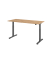 Sitz-Steh-Schreibtisch VXMST, elektrisch h&ouml;henverstellbar, 120cm (H), 180x80cm (BxT), asteiche / graphit