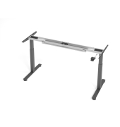 Sitz-Steh-Schreibtischgestell VXMST VXMST19G/G, elektrisch h&ouml;henverstellbar, 71-120cm (H), T-Fu&szlig;-Gestell, graphit
