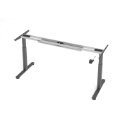Sitz-Steh-Schreibtischgestell VXMST VXMST20G/G, elektrisch h&ouml;henverstellbar, 71-120cm (H), T-Fu&szlig;-Gestell, graphit
