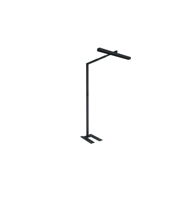 LED-Stehlampe Design 1 VELLSD1/G, graphit, mit zerlegt, dimmbar
