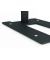 LED-Stehlampe Design 1 VELLSD1/G, graphit, mit zerlegt, dimmbar