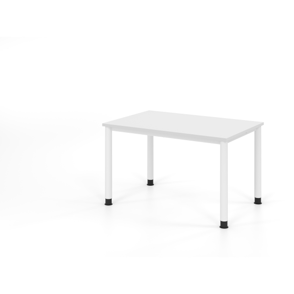 4032062335581 - Schreibtisch VHS manuell höhenverstellbar 81cm (H) 120x80cm (BxT) Weiß   weiß 4032062335581 Hammerbacher