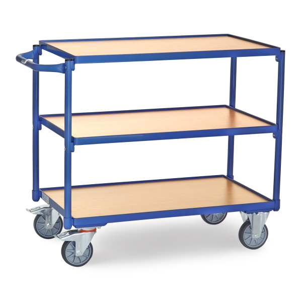 4017976021270 - Fetra 2950 Tischwagen Stahl pulverbeschichtet Traglast (max) 250 kg Brillantblau (RAL 5007)