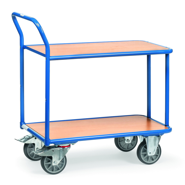 4017976026022 - Fetra 2602 Tischwagen Stahl pulverbeschichtet Traglast (max) 400 kg Brillantblau (RAL 5007)