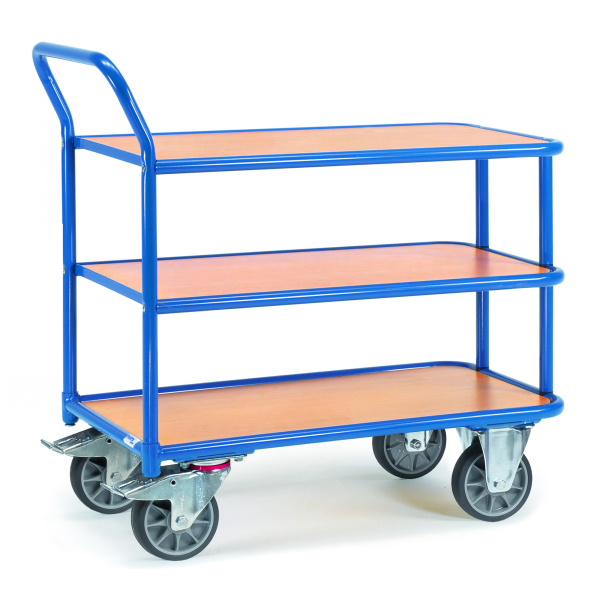 4017976026107 - Fetra 2610 Tischwagen Stahl pulverbeschichtet Traglast (max) 300 kg Brillantblau (RAL 5007)