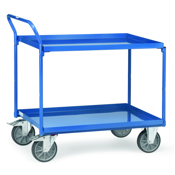 4017976049229 - Fetra Schiebebügel senkrecht 4922 Tischwagen Stahl pulverbeschichtet Traglast (max) 400 kg Brillantblau (RAL 5007)