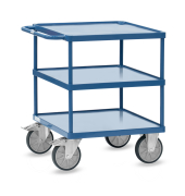 Tischwagen Stahlblech 3Wannen 700x700mm