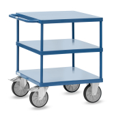 Tischwagen Stahlblech 3Plattformen 700x700mm