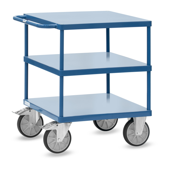 4017976396491 - Tischwagen Stahlblech 3Plattformen 700x700mm 4017976396491 fetra