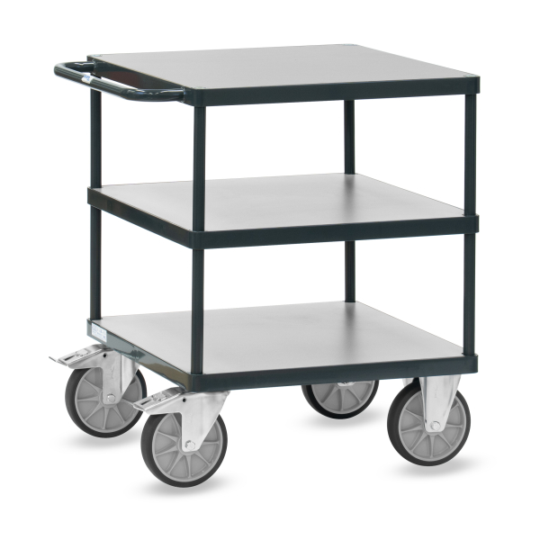 4017976560328 - Tischwagen GREY EDITION 3Plattformen 600x600mm 4017976560328 fetra