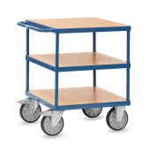 Tischwagen Holz 3Plattformen 700x700mm