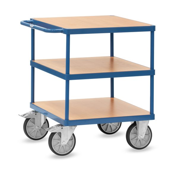 4017976724171 - Tischwagen Holz 3Plattformen 700x700mm 4017976724171 fetra