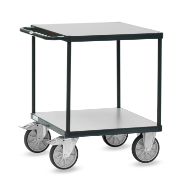 Tischwagen GREY EDITION 2Plattformen 700x700mm