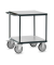 Tischwagen GREY EDITION 2Plattformen 700x700mm