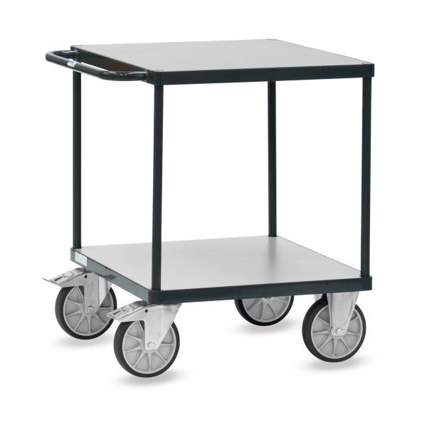 4017976924977 - Tischwagen GREY EDITION 2Plattformen 700x700mm 4017976924977 fetra